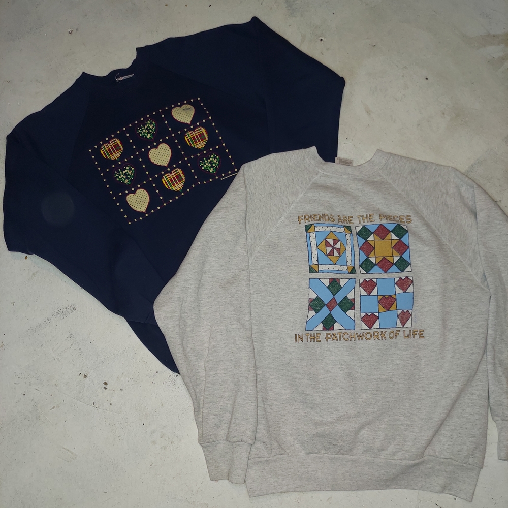 Patchwork Crewnecks 2-4-1